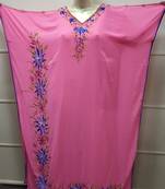 Royal Hand Paint Party Evening Dress Arabic Egypt Kaftan Maxi Gown Farasha 0505