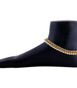 Gold Plated stylish Anklet For Women And Girl.