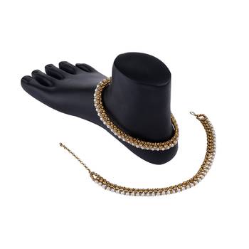 Gold Plated stylish Anklet For Women And Girl. 4