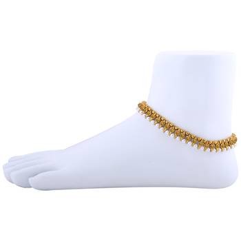 Gold Plated stylish Anklet For Women And Girl. 6