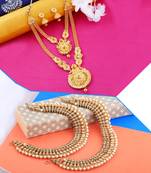 Designer Traditional Necklace With Anklet  Jewellery Set For Women Girls