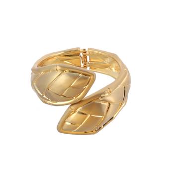 gold plated adjustable kundan ring with antique finish snake style kada available in combo deals. 2