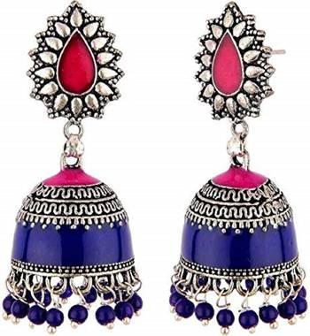 Designer Meenkari Jhumka/Jhumki for Women, Girls, Mother, Sister 2