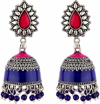 Designer Meenkari Jhumka/Jhumki for Women, Girls, Mother, Sister 1
