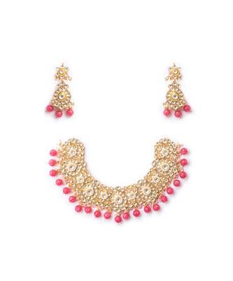 Kundan Pink Necklace 1