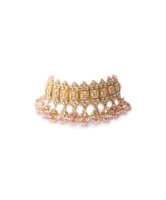 Kundan Pink Choker 1