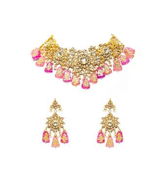 Kundan  Necklace  With Earrings 1