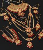 Red necklace-sets