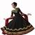 Black embroidered georgette semi stitched salwar with dupatta