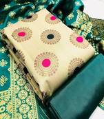 Beige banarasi banarasi salwar