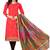 Peach hand embroidery cotton salwar