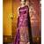 Wine And Gold Baluchari Silk Saree