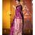 Wine And Gold Baluchari Silk Saree