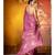 Vintage Pink Banswara Silk Saree With Temple Motifs