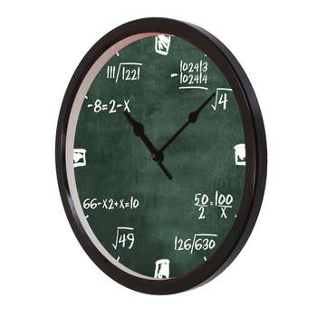 eCraftIndia "Math Complex Equations" Designer Round Analog Black Wall Clock 5