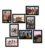 eCraftIndia Memory Wall Collage Photo Frame - Set of 8 Photo Frames for 8 Photos of 4"x6"