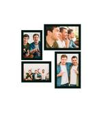 eCraftIndia Memory Wall Collage Photo Frame - Set of 4 Photo Frames for 2 Photos of 4"x6", 2 Photos of 5"x7"