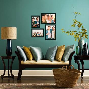 eCraftIndia Memory Wall Collage Photo Frame - Set of 4 Photo Frames for 2 Photos of 4"x6", 2 Photos of 5"x7" 3