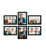 eCraftIndia Memory Wall Collage Photo Frame - Set of 6 Photo Frames for 6 Photos of 4"x6"