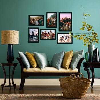 eCraftIndia Memory Wall Collage Photo Frame - Set of 6 Photo Frames for 5 Photos of 4"x6",1 Photos of 5"x7" 3