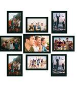eCraftIndia Memory Wall Collage Photo Frame - Set of 9 Photo Frames for 8 Photos of 4"x6", 1 Photos of 5"x7"