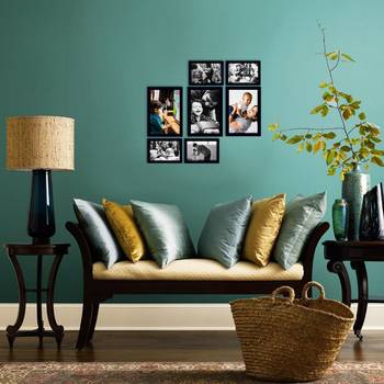 eCraftIndia Memory Wall Collage Photo Frame - Set of 7 Photo Frames for 4 Photos of 4"x6", 3 Photos of 5"x7" 3
