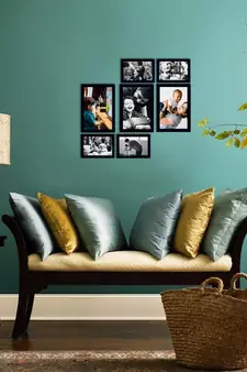eCraftIndia Memory Wall Collage Photo Frame - Set of 7 Photo Frames for 4 Photos of 4"x6", 3 Photos of 5"x7"