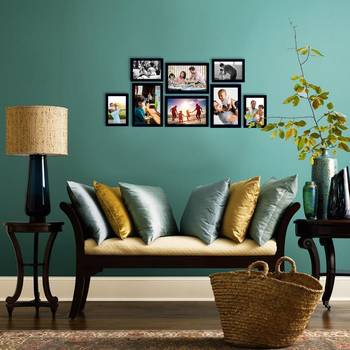 eCraftIndia Memory Wall Collage Photo Frame - Set of 8 Photo Frames for 4 Photos of 5"x 7", 4 Photos of 4"x6" 3