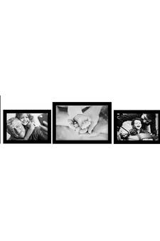 eCraftIndia Memory Wall Collage Photo Frame - Set of 5 Photo Frames for 4 Photos of 4"x6", 1 Photos of 5"x7"