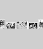 eCraftIndia Memory Wall Collage Photo Frame - Set of 5 Photo Frames for 4 Photos of 4"x6", 1 Photos of 5"x7"