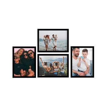 eCraftIndia Memory Wall Collage Photo Frame - Set of 4 Photo Frames for 4 Photos of 6"x8" 1