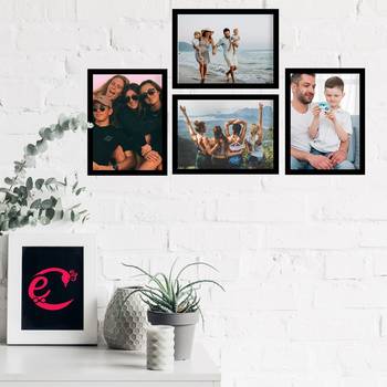 eCraftIndia Memory Wall Collage Photo Frame - Set of 4 Photo Frames for 4 Photos of 6"x8" 2