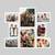 eCraftIndia Memory Wall Collage Photo Frame - Set of 8 Photo Frames for 6 Photos of 5"x7", 2 Photos of 8"x10"