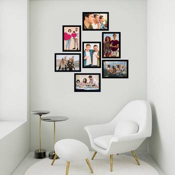 eCraftIndia Memory Wall Collage Photo Frame - Set of 7 Photo Frames for 7 Photos of 5"x7" 3
