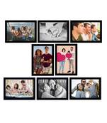 eCraftIndia Memory Wall Collage Photo Frame - Set of 8 Photo Frames for 8 Photos of 5"x7"