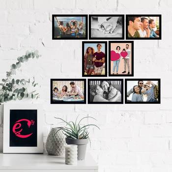eCraftIndia Memory Wall Collage Photo Frame - Set of 8 Photo Frames for 8 Photos of 5"x7" 2