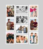 eCraftIndia Memory Wall Collage Photo Frame - Set of 10 Photo Frames for 10 Photos of 5"x7"
