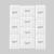 eCraftIndia Memory Wall Collage Photo Frame - Set of 10 Photo Frames for 10 Photos of 5"x7"