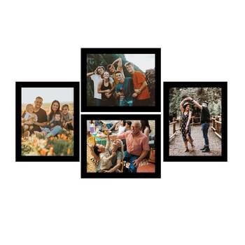 eCraftIndia Memory Wall Collage Photo Frame - Set of 4 Photo Frames for 4 Photos of 8"x10" 1