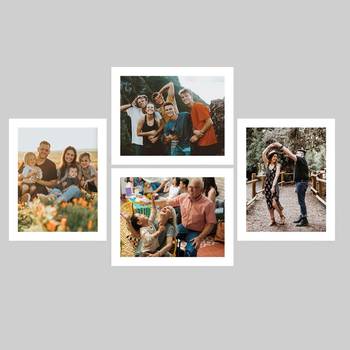 eCraftIndia Memory Wall Collage Photo Frame - Set of 4 Photo Frames for 4 Photos of 8"x10" 1
