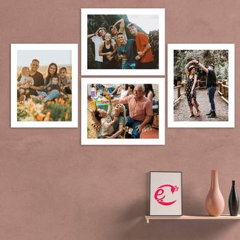 eCraftIndia Memory Wall Collage Photo Frame - Set of 4 Photo Frames for 4 Photos of 8"x10" 2