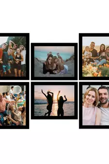 eCraftIndia Memory Wall Collage Photo Frame - Set of 6 Photo Frames for 6 Photos of 8"x10"