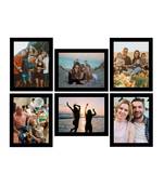 eCraftIndia Memory Wall Collage Photo Frame - Set of 6 Photo Frames for 6 Photos of 8"x10"