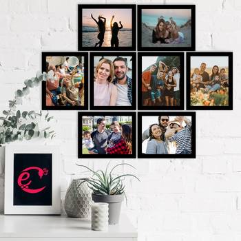 eCraftIndia Memory Wall Collage Photo Frame - Set of 8 Photo Frames for 8 Photos of 8"x10" 2