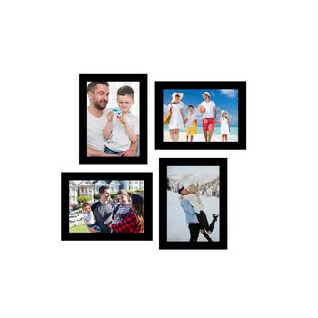 eCraftIndia Memory Wall Collage Photo Frame - Set of 4 Photo Frames for 4 Photos of 6"x8" 1