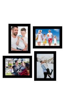 eCraftIndia Memory Wall Collage Photo Frame - Set of 4 Photo Frames for 4 Photos of 6"x8"