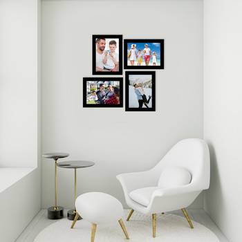 eCraftIndia Memory Wall Collage Photo Frame - Set of 4 Photo Frames for 4 Photos of 6"x8" 3