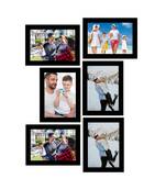 eCraftIndia Memory Wall Collage Photo Frame - Set of 6 Photo Frames for 6 Photos of 6"x8"