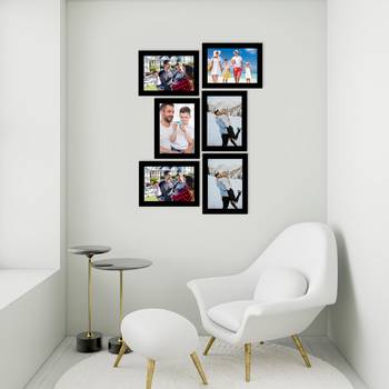 eCraftIndia Memory Wall Collage Photo Frame - Set of 6 Photo Frames for 6 Photos of 6"x8" 3