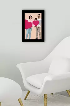eCraftIndia Memory Wall Collage Photo Frame - 1 Photo Frame for 1 Photo of 5"x7"